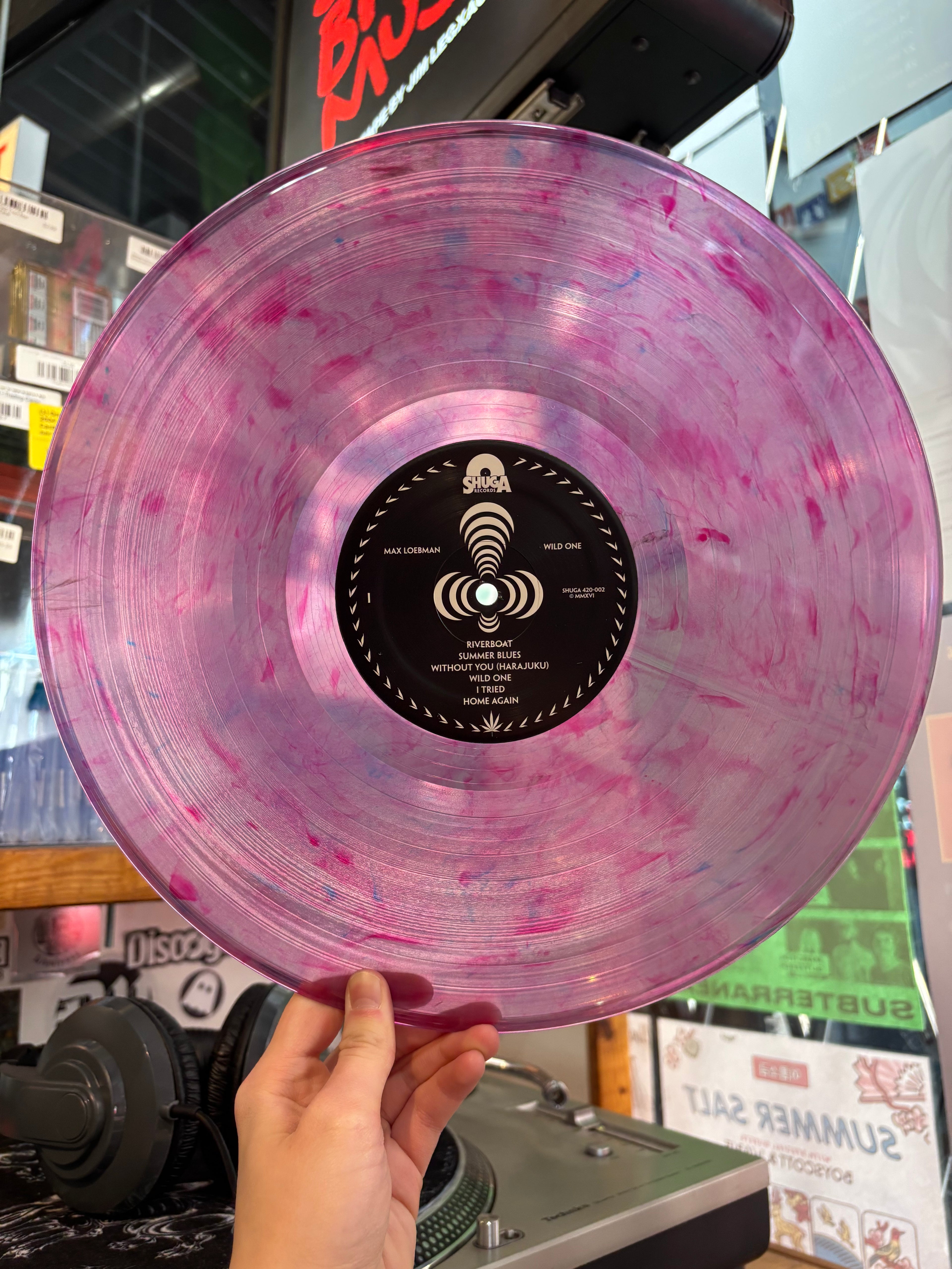 Max Loebman - Wild One -  New LP Record (2016) Shuga Records Purple Cotton Candy Vinyl Numbered & Signed 2026 - Chicago Rock / Alternative Rock