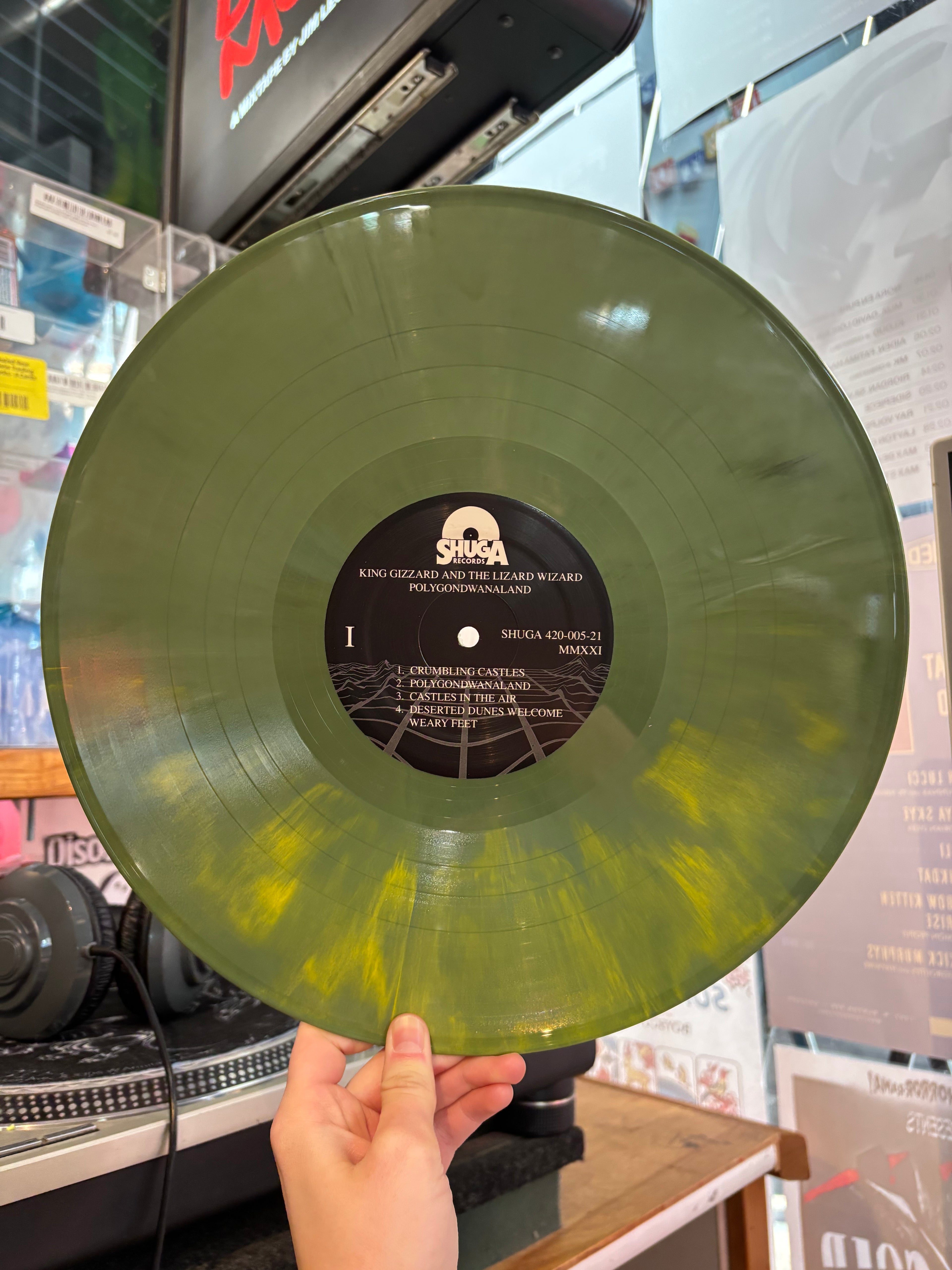 King Gizzard And The Lizard Wizard - Polygondwanaland (2017) - New LP Record 2026 Shuga Records Exclusive Green Vinyl - Psychedelic Rock