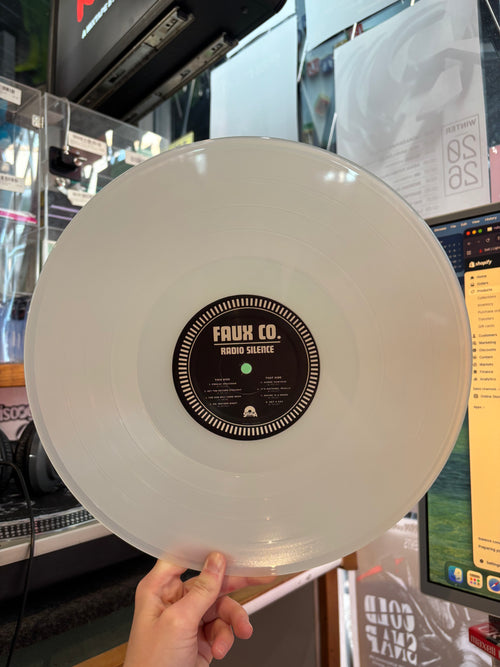 Faux Co. (2019) - Radio Silence - New LP Record 2026 USA Shuga Records Clear Vinyl, Poster, Insert & Signed - Chicago Indie Rock / Psychedelic Rock