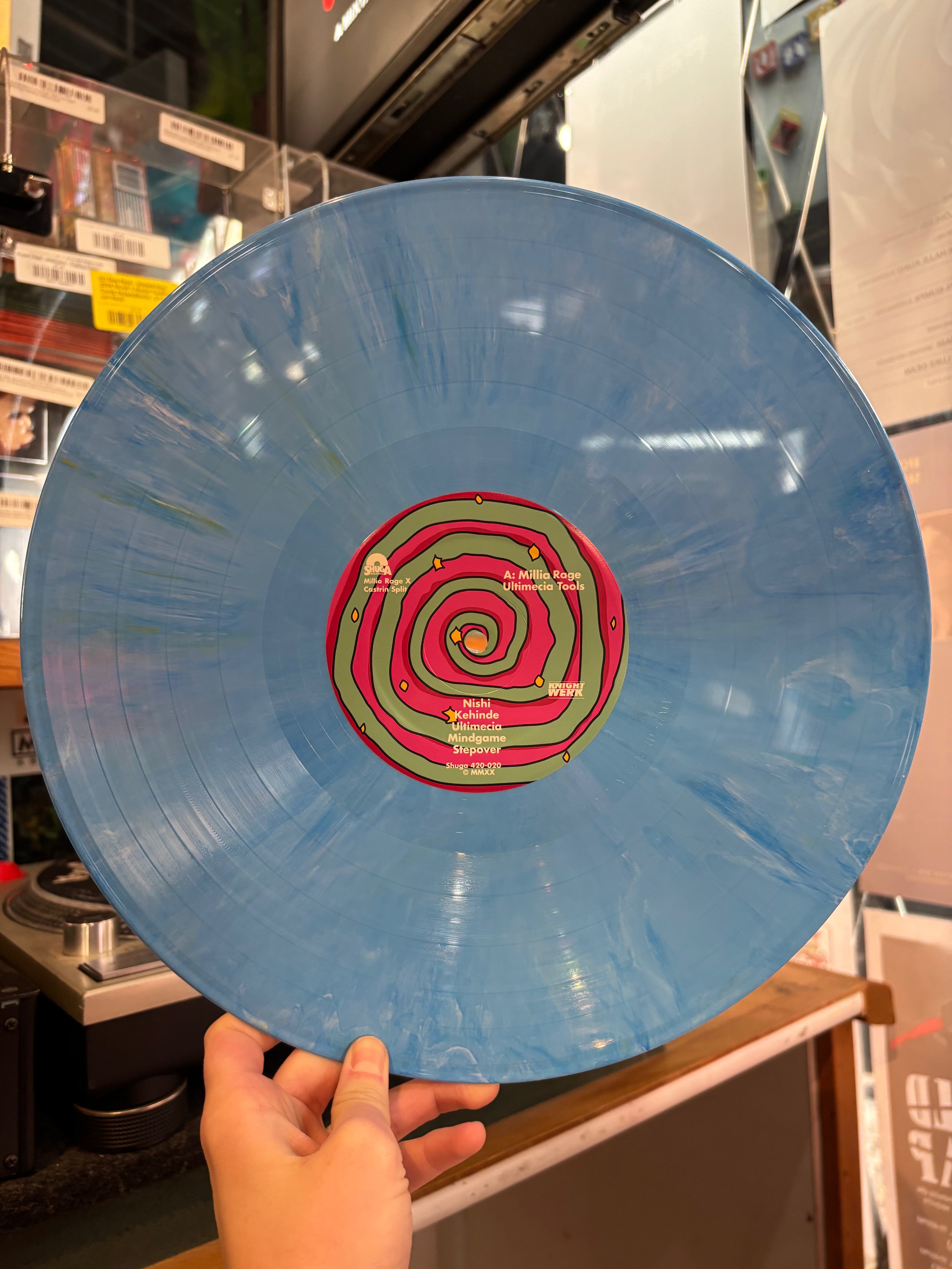 Millia Rage X Castrin - Split EP (2020) - New LP Record 2026 Shuga Records Sky Blue Vinyl - Electronic / Techno / House