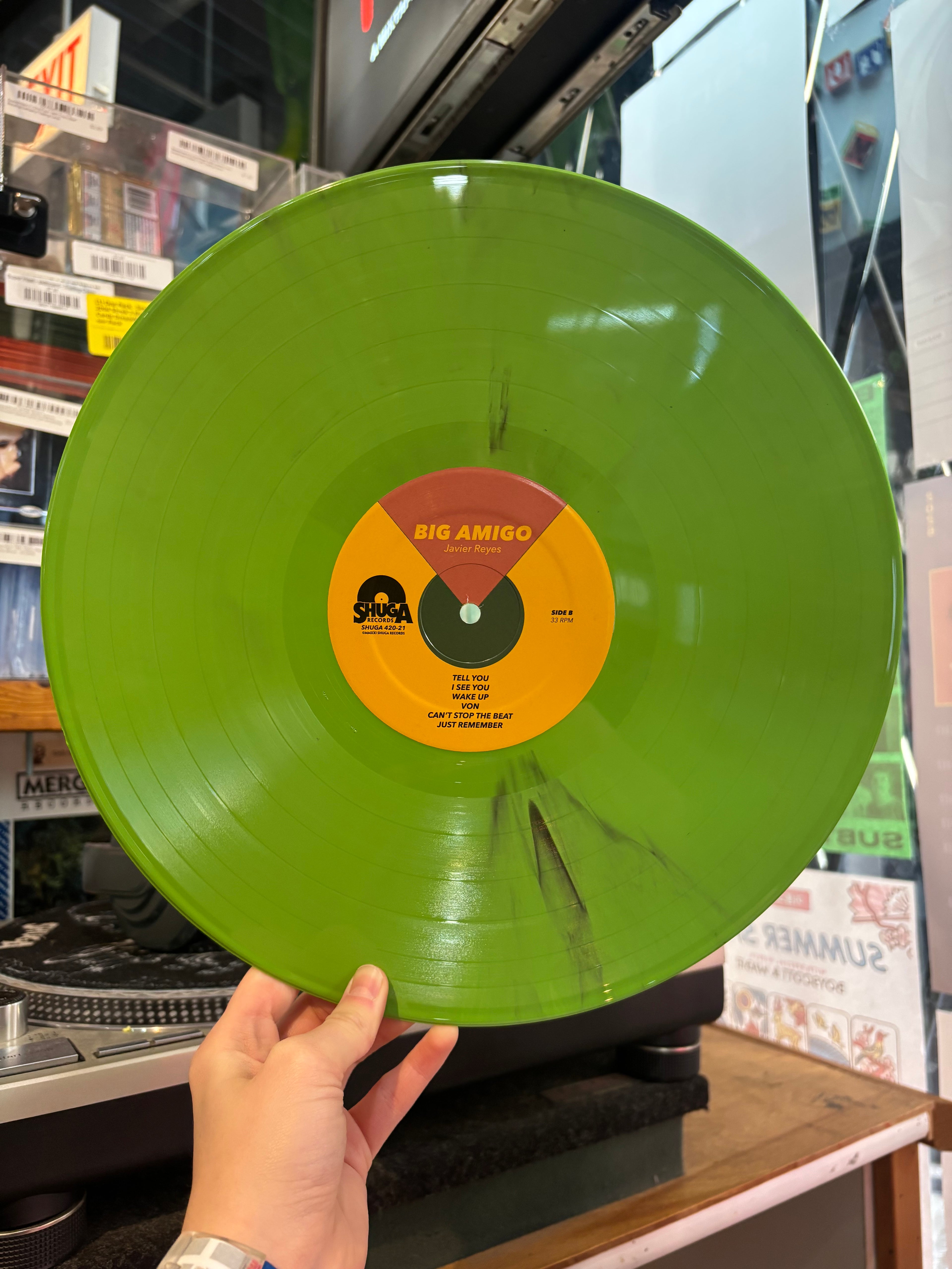 Javier Reyes - Big Amigo (2021) - New LP Record 2026 Shuga Records Sour Apple Vinyl & Numbered - Chicago Indie Rock / Psychedelic / Pop