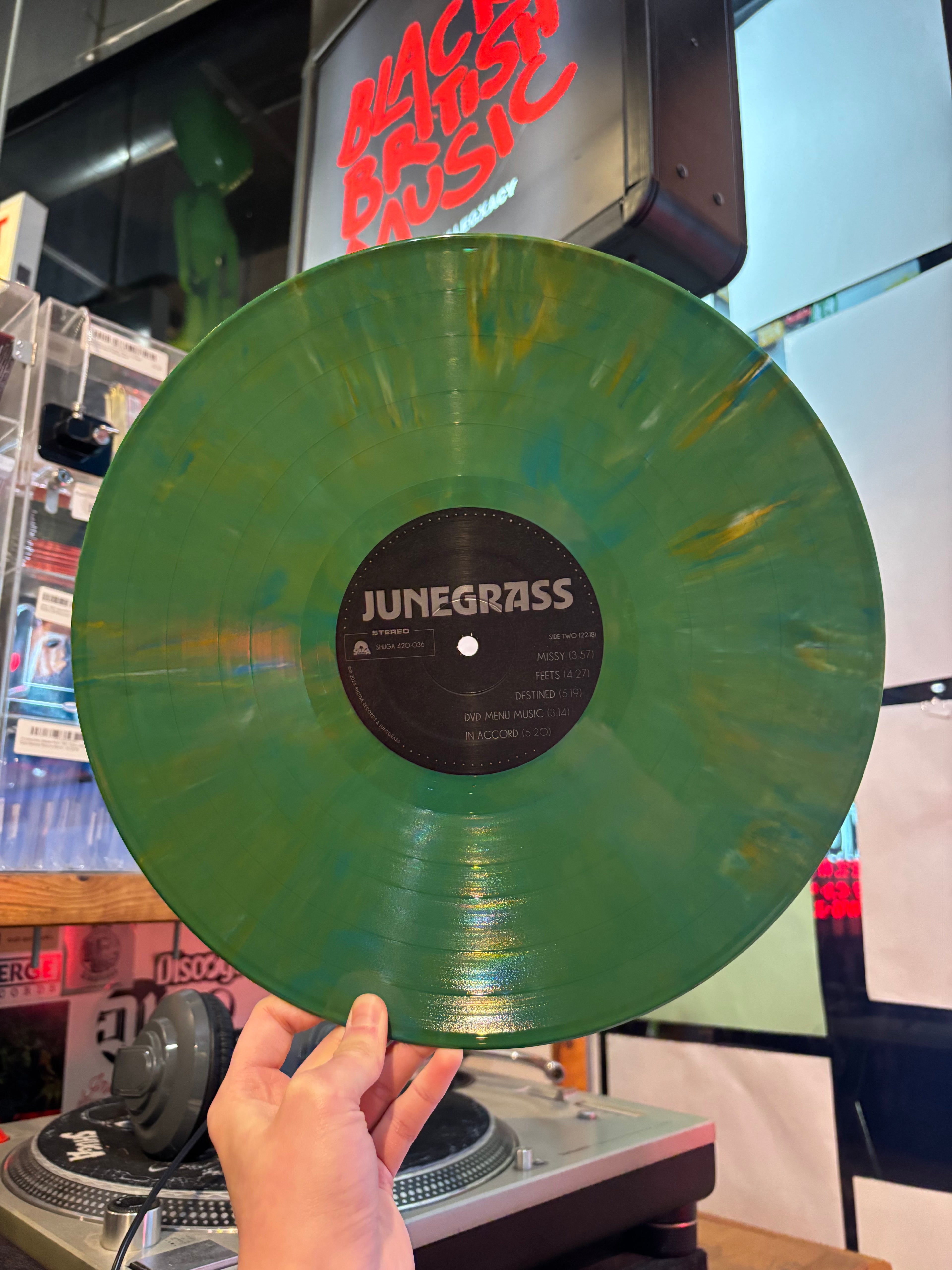Junegrass - Junegrass (2025) - New LP Record 2026 Shuga Records Green Vinyl - Chicago Prog Rock / Krautrock / Psychedelic Rock