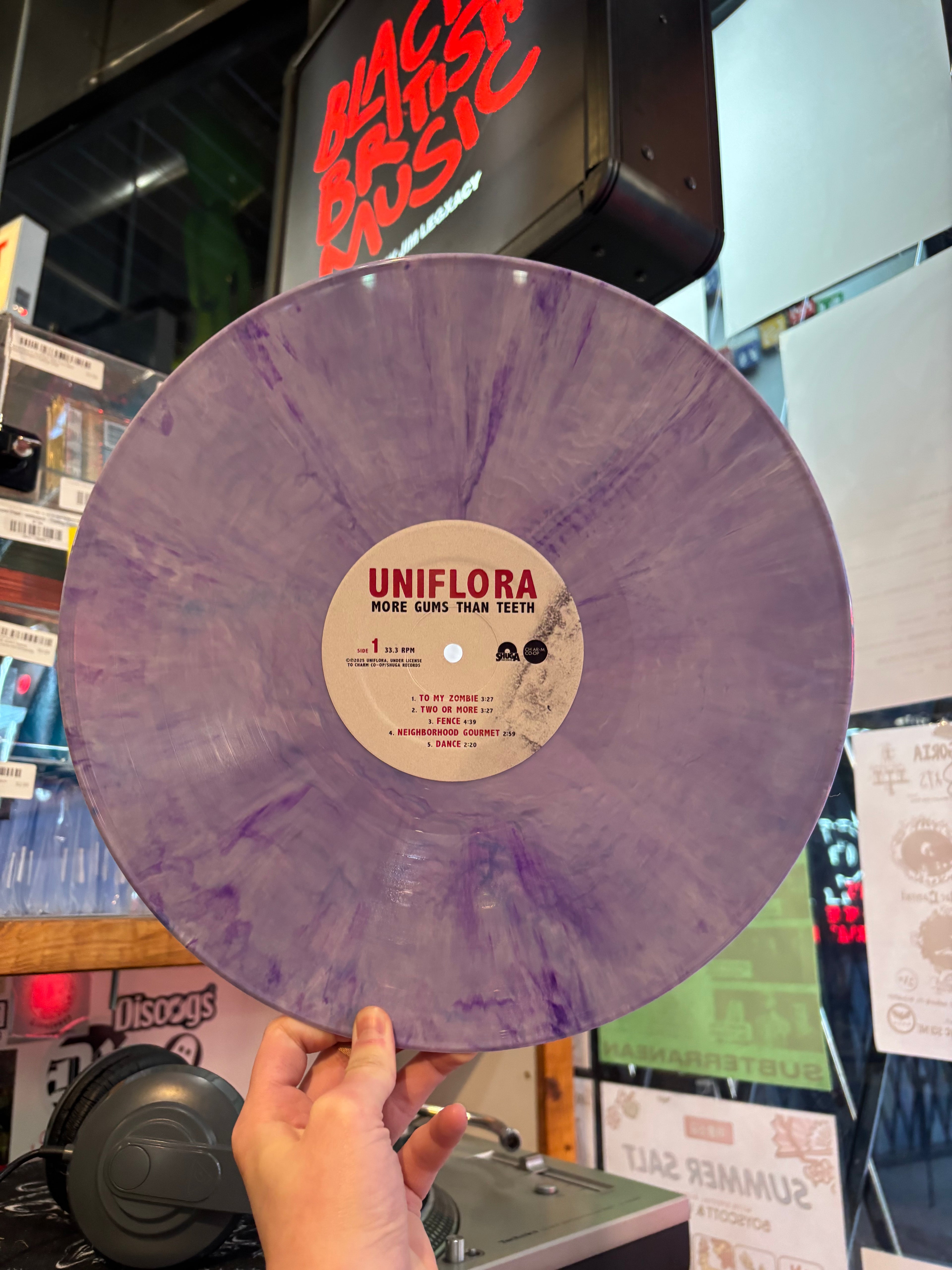Uniflora - More Gums Than Teeth (2025) - New LP Record 2026 Shuga Records Lavender Vinyl  - Chicago Rock / Post-Punk