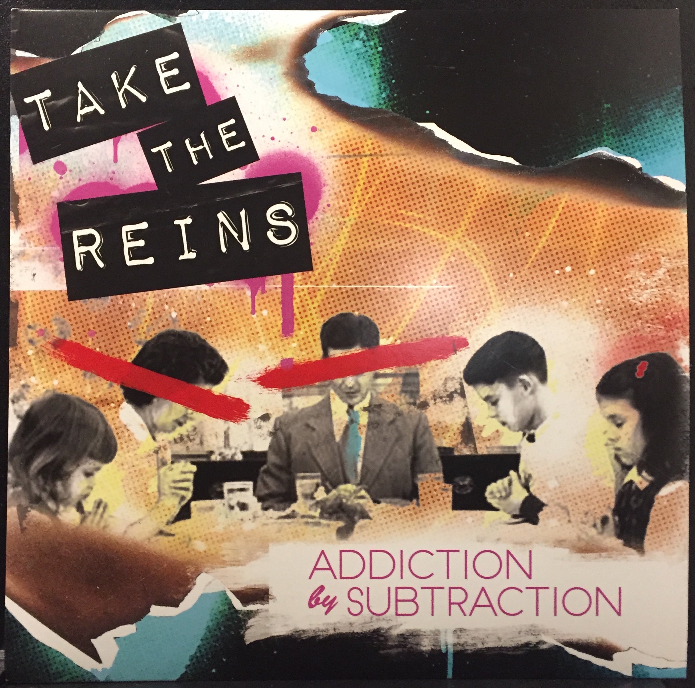 Take The Reins - Addiction By Subtraction (2017) - New LP Record 2026 Shuga Records Pastel Vinyl - Chicago Alternative Rock / Punk / Indie