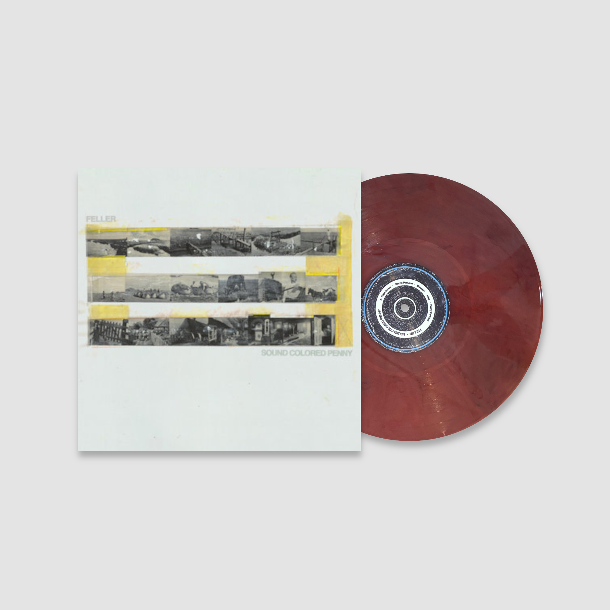 Feller - Sound Colored Penny - New LP Record 2026 Shuga Records Deep Red Colored Vinyl - Shuga Release / Chicago Rock